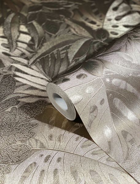 Marburg Vliestapete, floral, metallic, schimmernd, (1 günstig online kaufen