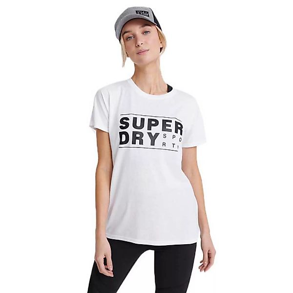 Superdry Core Sport Graphic Kurzarm T-shirt XS Optic günstig online kaufen