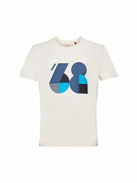 edc by Esprit T-Shirt Bedrucktes Jersey-T-Shirt, 100 % Baumwolle (1-tlg) günstig online kaufen