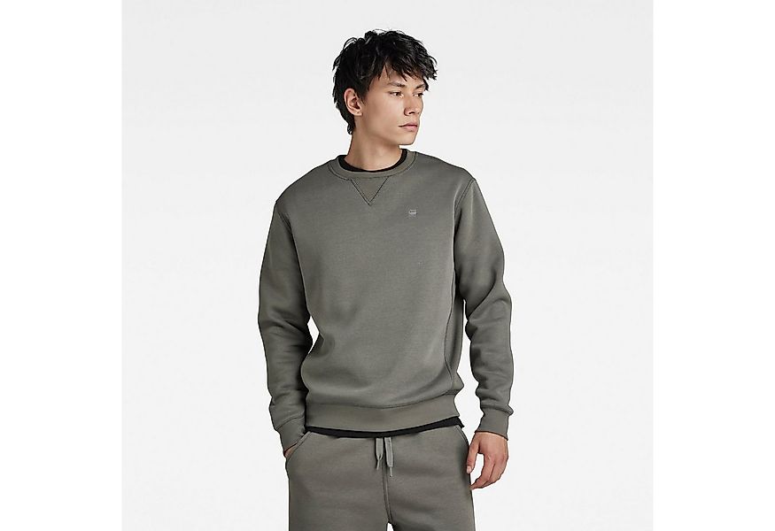 G-STAR Sweatshirt Premium Core Pacior Sweat mit Ripp-Seiteneinsätzen günstig online kaufen