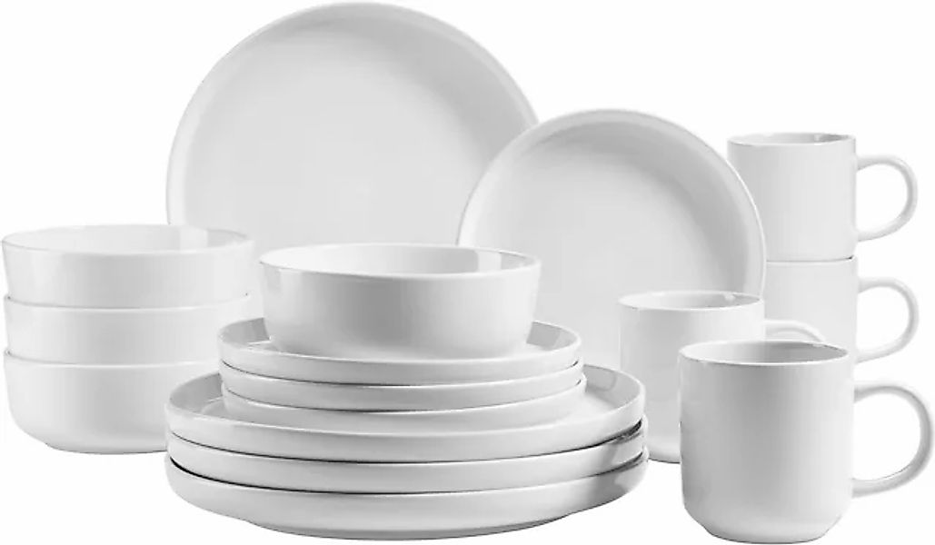my home Kombiservice »Kosima«, (Set, je 4 Teller flach, 4 Desserteller, 4 S günstig online kaufen