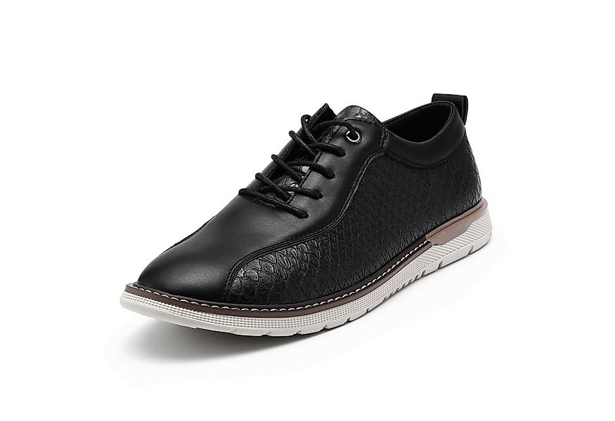Allthemen Schnürschuh mit Krokodildruck Halbschuhe atmungsaktive Business F günstig online kaufen