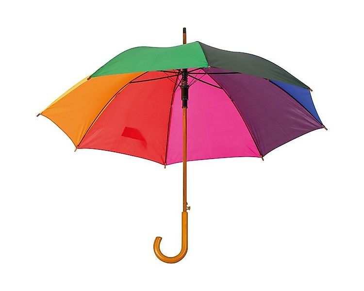 Easy Gifts Stockregenschirm Automatik-Regenschirm mit Holzgriff / Farbe: mu günstig online kaufen