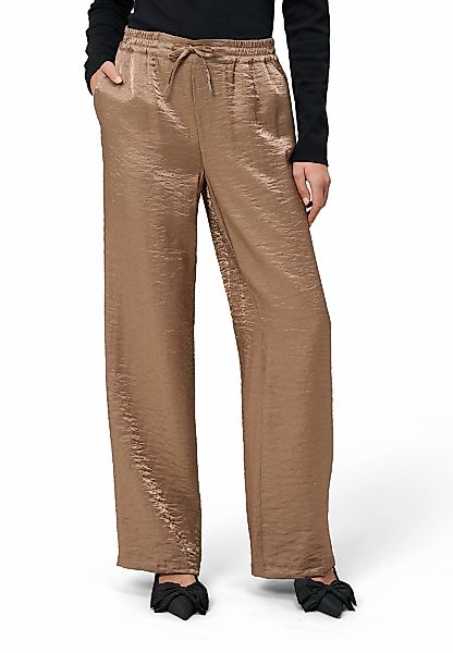 Zero Stoffhose "Damen mit Knittereffekt 30 Inch" Bindedetail günstig online kaufen