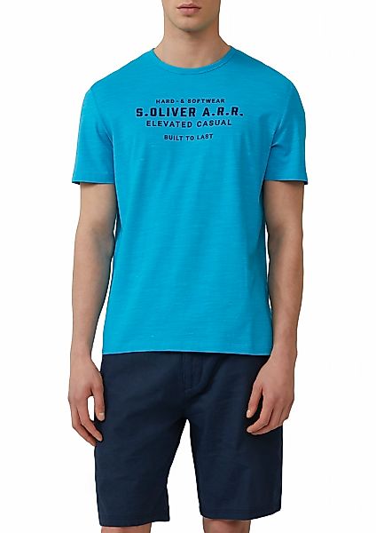 s.Oliver T-Shirt, melierte Optik günstig online kaufen