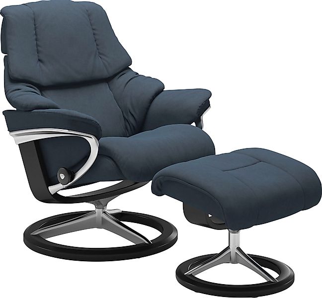 Stressless "Reno" Set, Relaxsessel mit Hocker, mit Hocker, mit Signature Ba günstig online kaufen