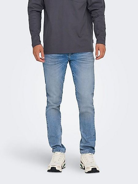 ONLY & SONS Slim-fit-Jeans Slim Fit Jeans helle Waschung niedrige Taille ON günstig online kaufen