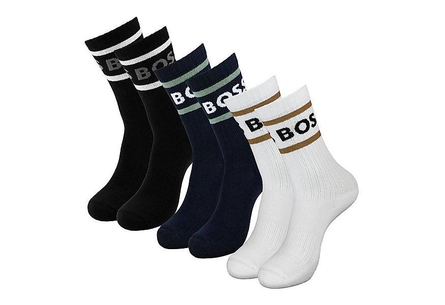 BOSS Sportsocken Finest Soft Cotton (3-Paar) aus feinster Baumwollmischung günstig online kaufen