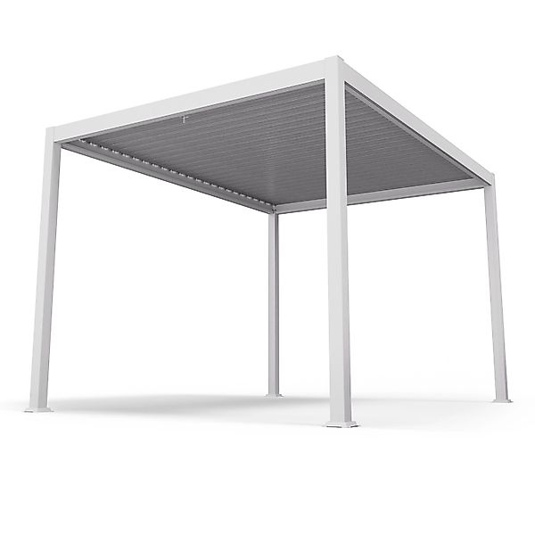 Blumfeldt LuminaHaven Pavillon 3x4 m Verzinktes Lamellen-Stahldach Schützt günstig online kaufen