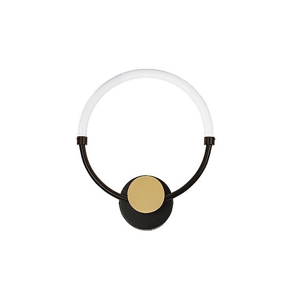 LED-Wandlampe Briana, schwarz/goldfarben, Breite 30 cm günstig online kaufen