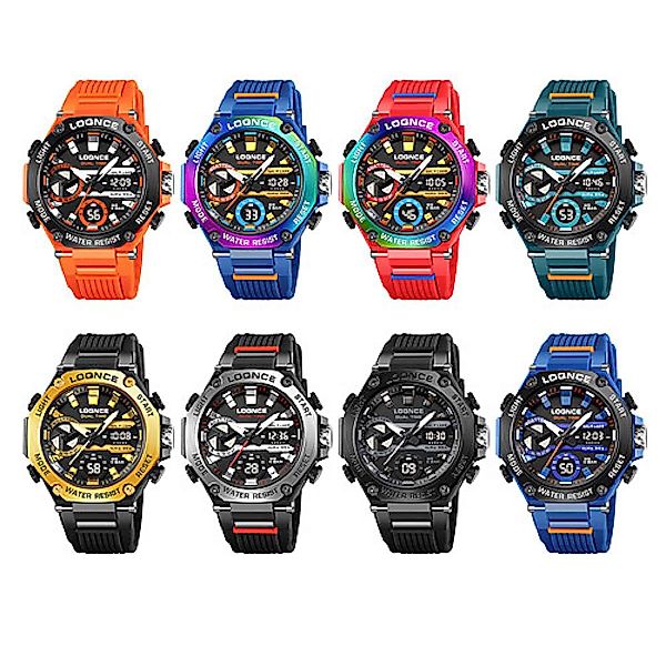 Taffstyle Sportuhr Herren Armbanduhr Digital Sportuhr Stopp Alarm Licht Chr günstig online kaufen