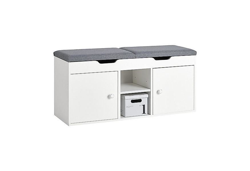 SoBuy Schuhbank FSR96, Schuhschrank schmal, Schuhregal Garderobenbank, Sitz günstig online kaufen