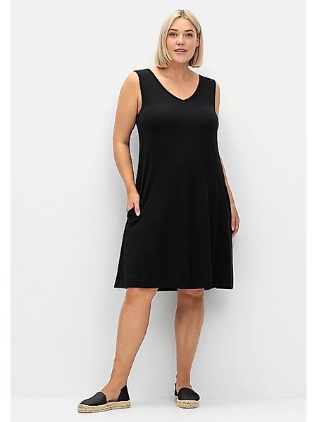 Sheego Jerseykleid Große Größen mit raffiniertem günstig online kaufen