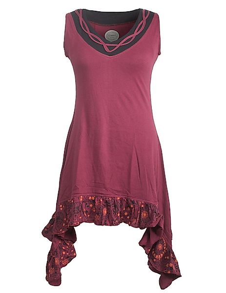 Vishes Zipfelkleid Armloses Zipfelkleid mit V-Ausschnitt günstig online kaufen