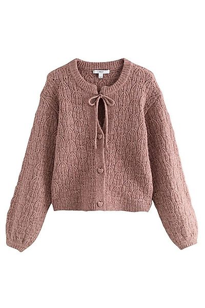 Next Strickjacke Strickjacke mit Herzknöpfen zum Binden (1-tlg) günstig online kaufen