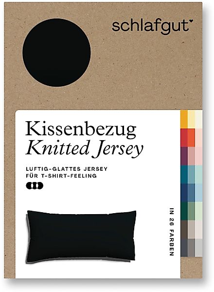 Schlafgut Kissenbezug Knitted Jersey aus Bio-Baumwolle günstig online kaufen