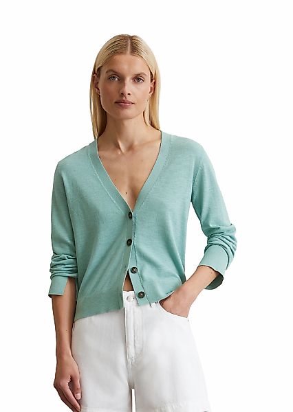 Marc OPolo Cardigan "aus Baumwoll-Leinen-Slub-Garn" günstig online kaufen