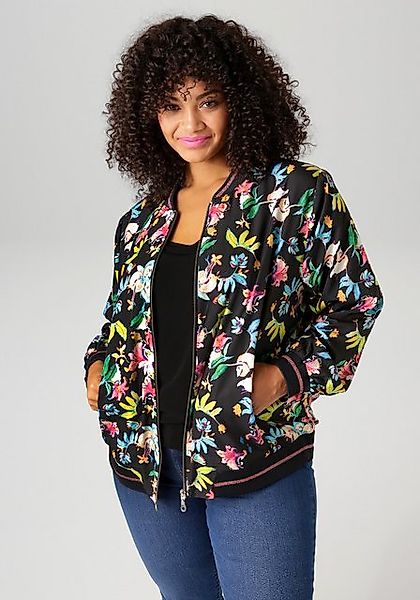 Aniston PLUS Blouson Mit Blumendruck günstig online kaufen