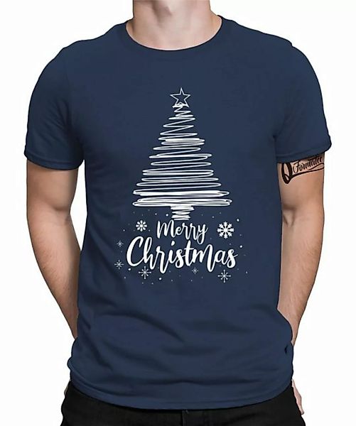 Quattro Formatee Kurzarmshirt Weihnachtsbaum Merry Christmas - Weihnachten günstig online kaufen