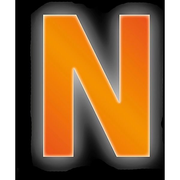 Conacord Klebebuchstabe N Reflektierend 8 cm Orange günstig online kaufen