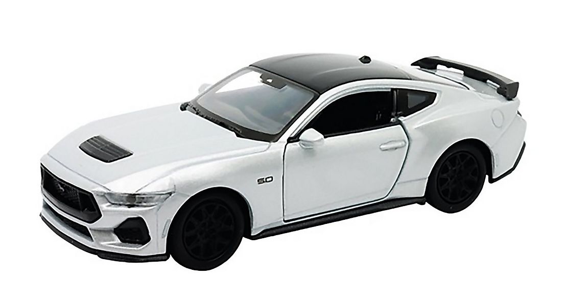 Welly Modellauto Ford Mustang GT 2024 12cm Rückzugmotor Modellauto 87 (Silb günstig online kaufen