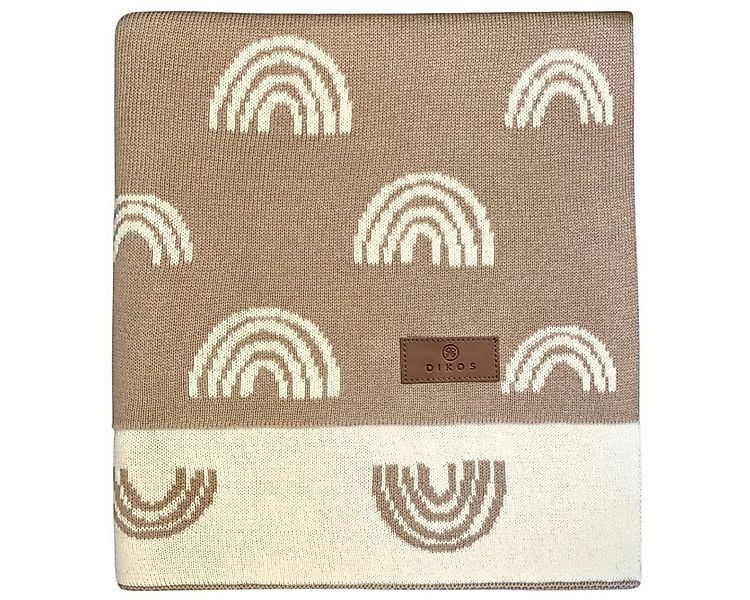 Babydecke DIKOS® Babydecke Baumwolle – Regenbögen – 100 % Bio Baumwolle, DI günstig online kaufen