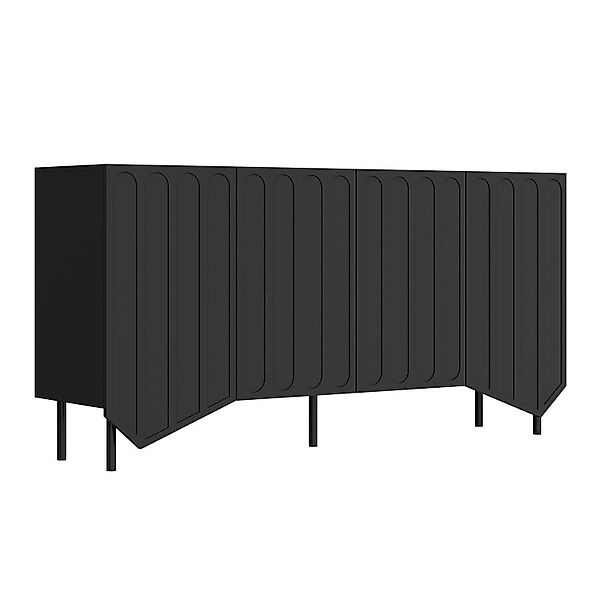 FUFU&GAGA Sideboard mit 4 Türen, POP-UP-Tür günstig online kaufen