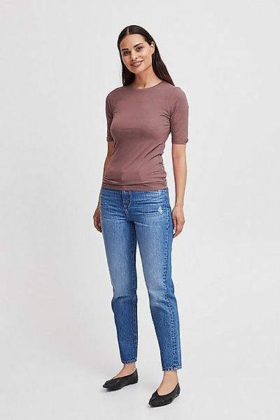 b.young T-Shirt Slim Fit Ellenbogen-Länge Rundhalsausschnitt BYPAMILA TSHIR günstig online kaufen