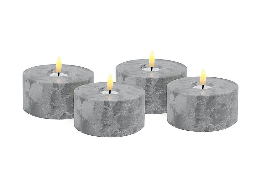 LC Home LED-Kerze Candela Lights LED Beton-Kerzen Set (Set, 4-tlg) günstig online kaufen