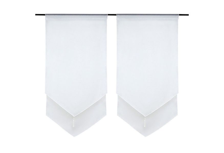 Joyswahl Scheibengardine (1 St), Stangendurchzug, halbtransparent, Voile Bi günstig online kaufen