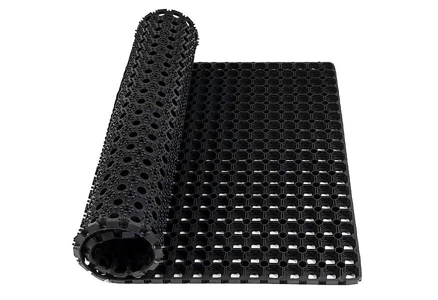 etm Fußmatte Ringgummimatte Octagon, Auf Maß, Gummimatte, Gummiboden, recht günstig online kaufen