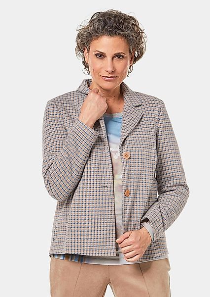 GOLDNER Jerseyblazer Indoorjacke aus strukturiertem Jersey günstig online kaufen