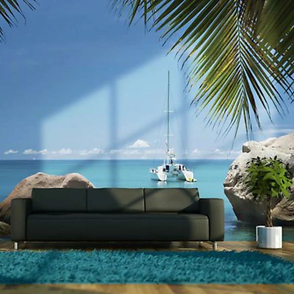 artgeist Fototapete Seychelles mehrfarbig Gr. 200 x 154 günstig online kaufen
