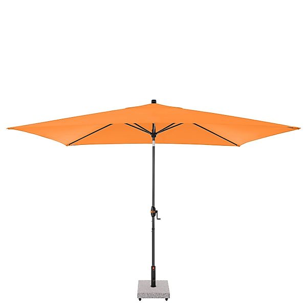 Doppler Marktschirm MyZone 200 cm x 300 cm Orange mit Kurbelmechanik günstig online kaufen