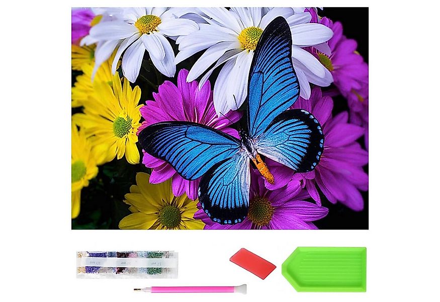 LA CUTE Malen nach Zahlen XXXL 5d Diamond Painting Schmetterling Malen nach günstig online kaufen