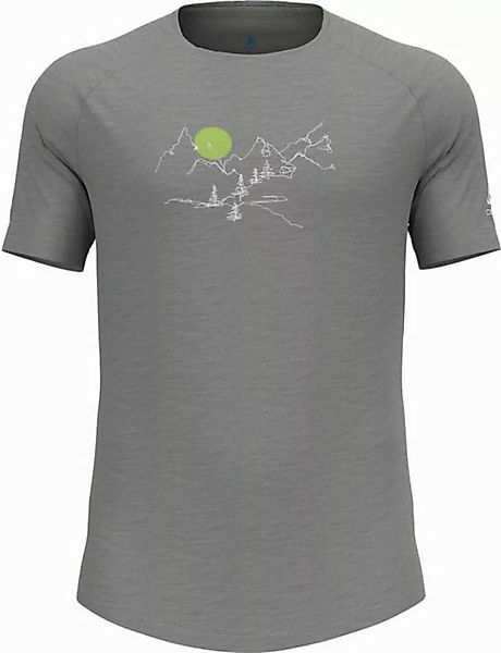 Odlo T-Shirt Odlo Herren T-Shirt Crew Neck Ascent PW 130 Landscape s/s 5513 günstig online kaufen