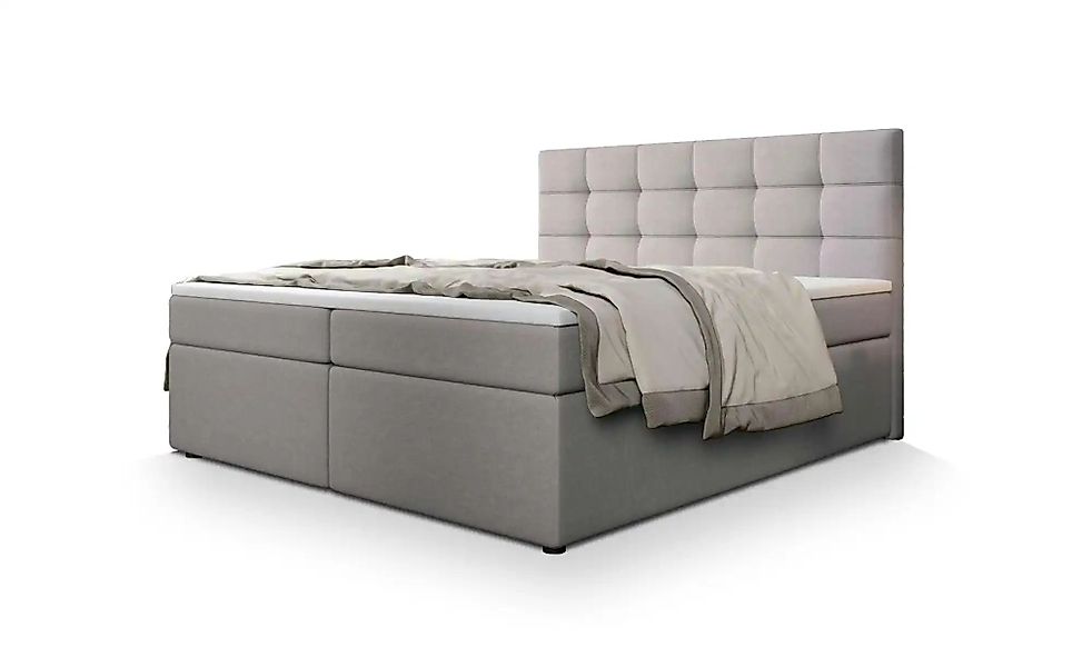 MASSENO Boxbett mit Bettkasten Palma ¦ beige ¦ Maße (cm): B: 160 H: 120 Bet günstig online kaufen