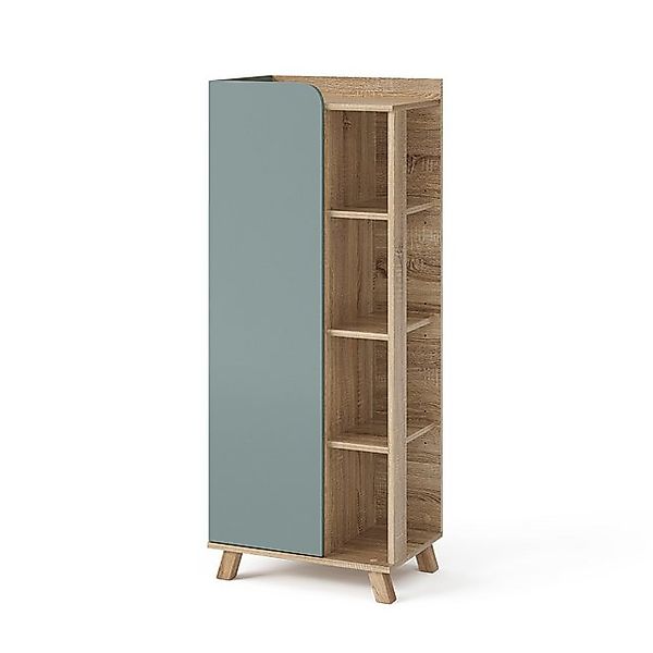 Vicco Midischrank Karen, Sonoma/Blau-Grau, 50 x günstig online kaufen