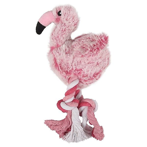 Flamingo Tierkuscheltier Hundespielzeug Flamingo Plüsch rosa, günstig online kaufen