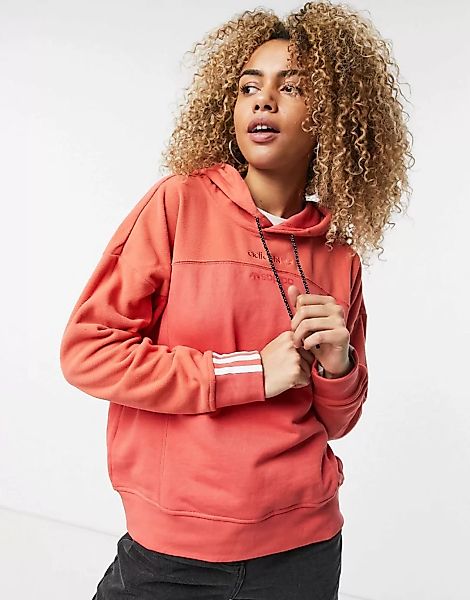 adidas Originals – RYV – Kapuzenpullover mit Logo in Koralle-Orange günstig online kaufen