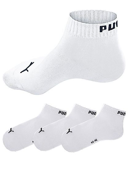 PUMA Kurzsocken (3-Paar) Atmungsaktiv, Rippenbündchen, weiche günstig online kaufen