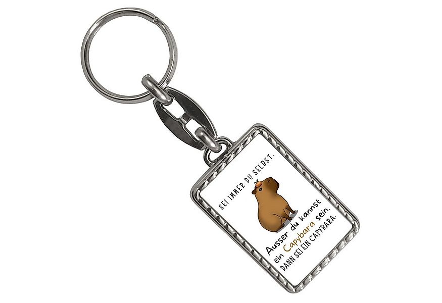 speecheese Schlüsselanhänger Sei immer du selbst ausser kannst ein Capybara günstig online kaufen
