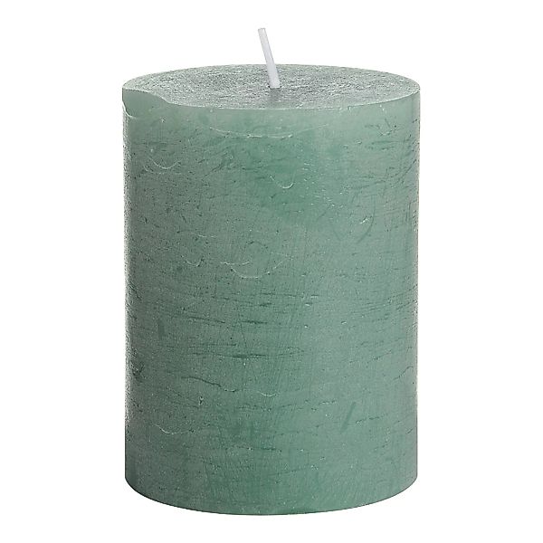 Kerze RUSTIC ca. D7,5xH10cm, mintgrün günstig online kaufen