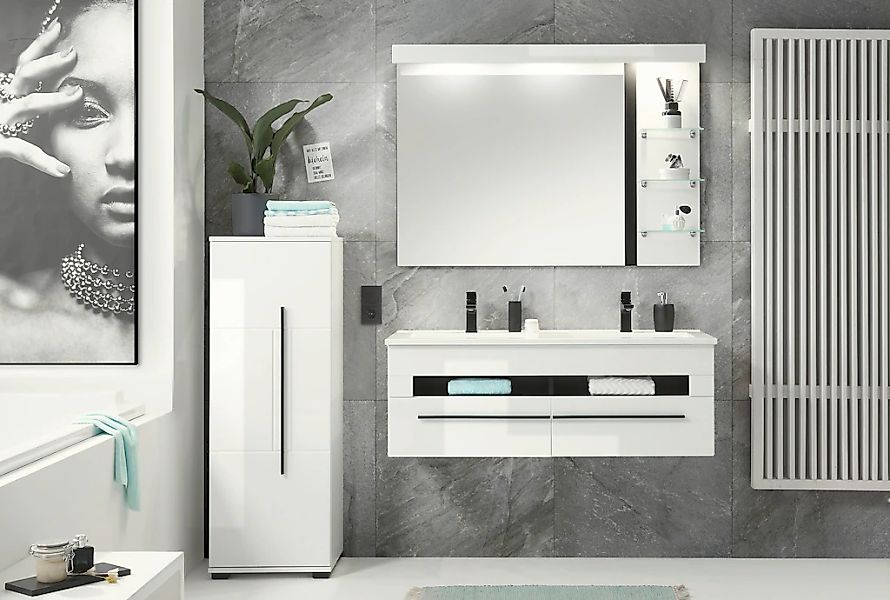 INOSIGN Badmöbel-Set "Cantara, Bad im modernen Design, 3-teiliges Badezimme günstig online kaufen