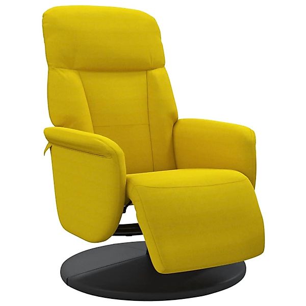 vidaXL Relaxsessel mit Fußteil Gelb Samt 356687 günstig online kaufen