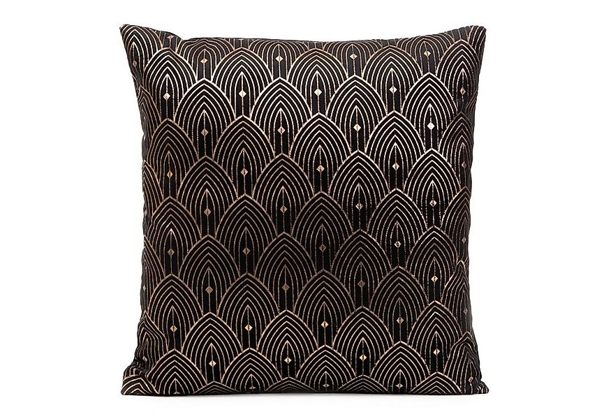 Design91 Kissenbezug AGNES, Glamouröse Kissenbezüge, elegante Sofakissen, g günstig online kaufen