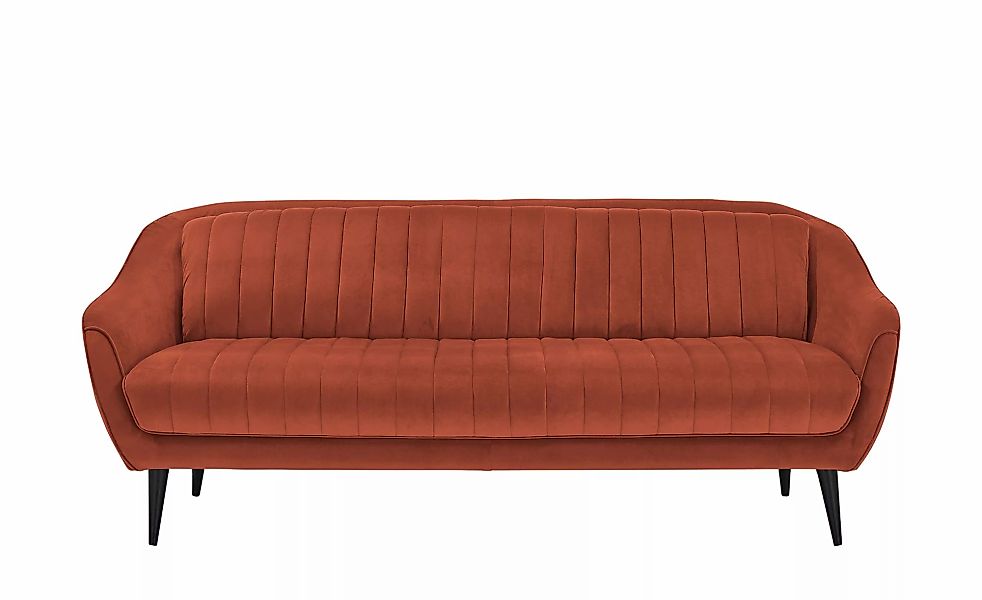 Sofa  Sophia ¦ orange ¦ Maße (cm): B: 215 H: 83 T: 90.0 Polstermöbel > Sofa günstig online kaufen