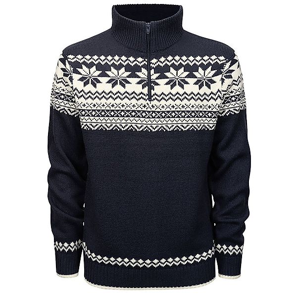 Brandit Troyer Norweger Stehkragen Sweater 2XL Navy günstig online kaufen