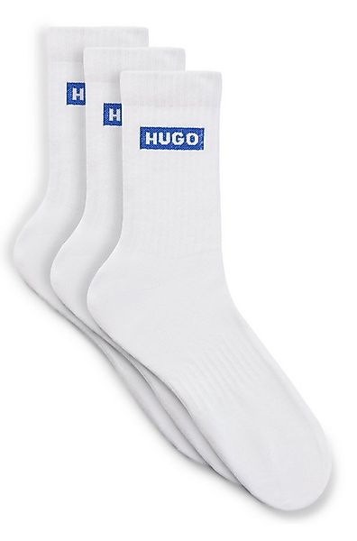 HUGO Socken 3P QS BLUE LOGO CC (3-Paar) Unisex Sportsocken günstig online kaufen