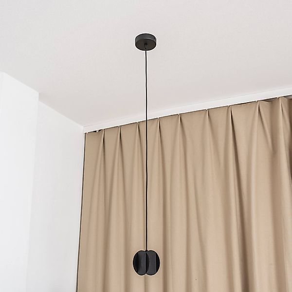 Hängeleuchte GAMBIT, schwarz, Ø 10 cm, Metall, GU10-LED günstig online kaufen